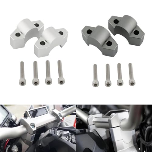 Abrazadera elevadora de manillar moto raisers morsetti ADV 350 2