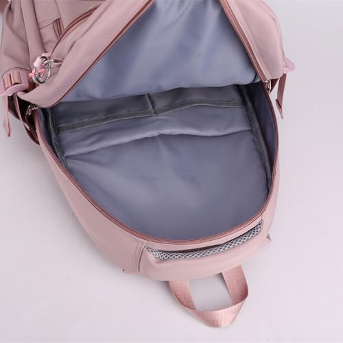 Mochila de gran capacidad para estudiantes en nailon resistente 7