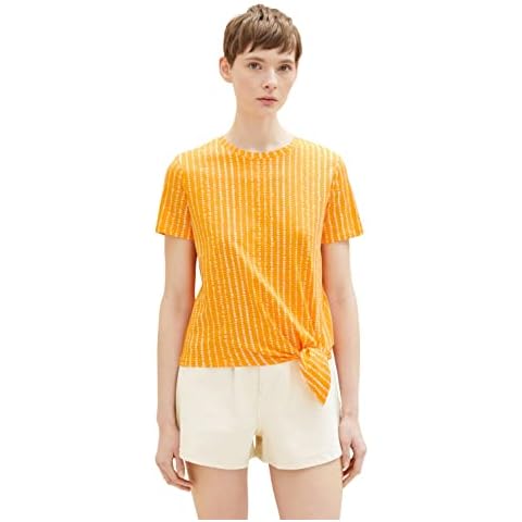TOM TAILOR Denim Women's Knot Detail T-Shirt Cover