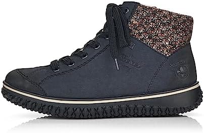 Rieker Women's Sneaker Ankle Boots, Blue Blau Kombi 14, 8.5 | Image 4