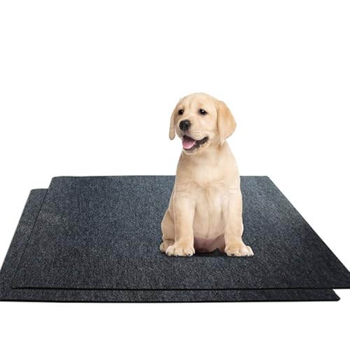 rflaueo 1pc 70 * 120cm Dog Crate Kennel Pad Mat Liner to Protect Floors for Training, Under Pet Cage Mat, Crate Tray to Protect Floors, Kennel Pad, Absorb, Waterproof, Non-Slip, Washable(U260-1)