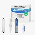 Microline TFC-435 Replacement Filter Kit – Complete with 50 GPD Reverse Osmosis Membrane, Genuine Components for Contaminant Reduction, Reduces Fluoride, Chlorine, and Arsenic V