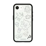 グルマンディーズ(Gourmandise) Gourmandies Pokemon IIIIfit Plump Frame iPhone 16e Case Black POKE-978BK