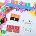 Sayglossy 24 Sets Fraction Tiles Set for Math Classroom Fractions Manipulatives Math Learning Manipulatives for Home School Supplies