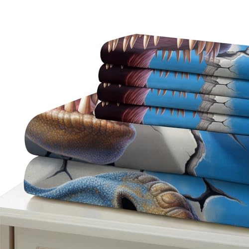 Housse de couette dinosaure facile d'entretien pour simplifier la vie des parents