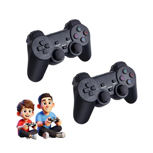 G11 Pro Konsole, Retro Konsole, 4k HD Retro Console, G11 Pro 100000 Spiele, Plug & Play Video Games with 2/4 Wireless Dual Controllers (2 Controllers)