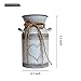 MISIXILE Vintage Galvanized Milk Can, Farmhouse Flower Vase, Rustic Shabby Chic Vase with Handle for Home Office Decor- 7.5
