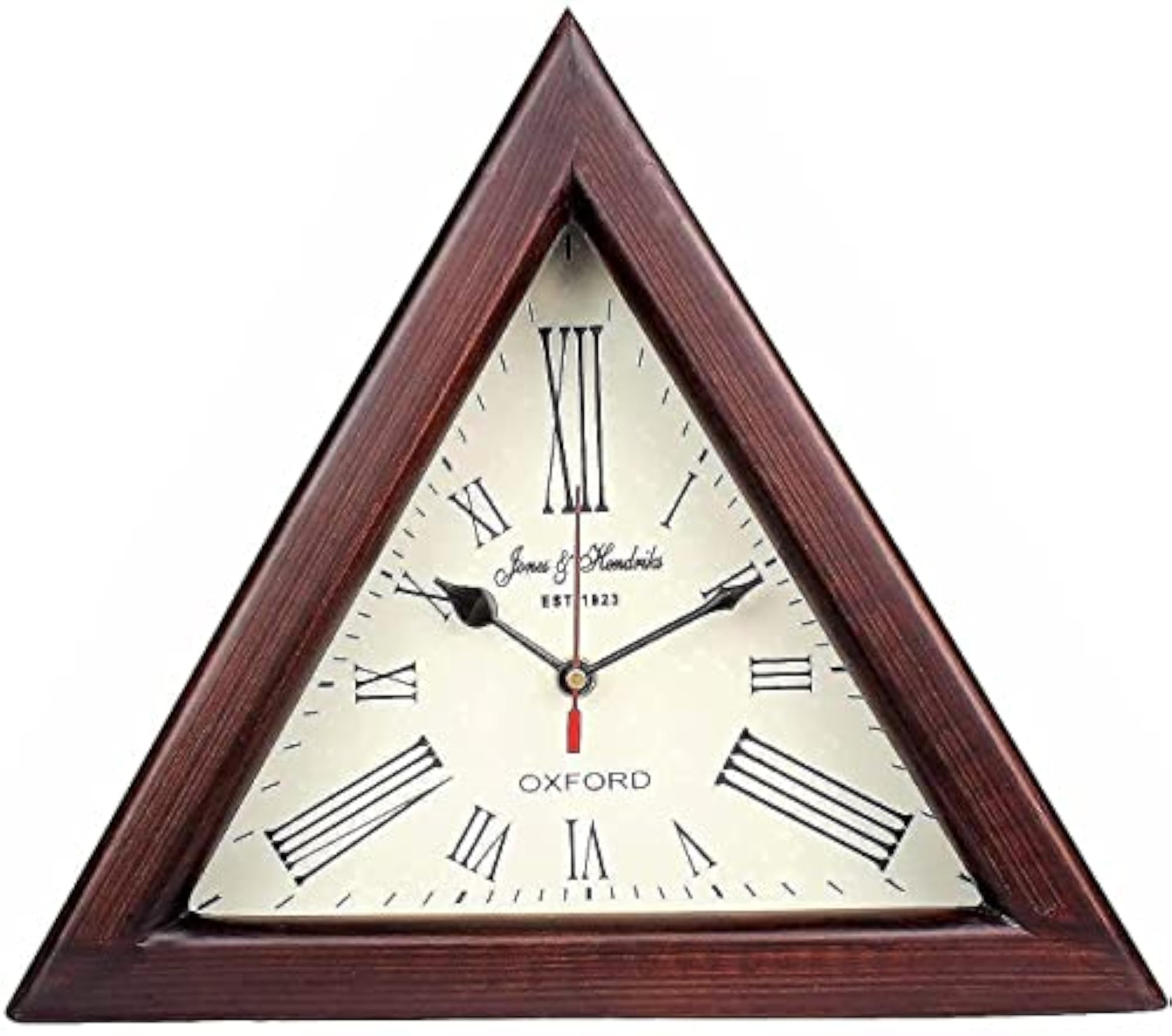 Premium Antique Wooden Triangle Wall Clock