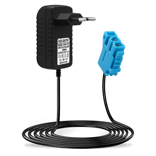 Cargador de 12 V 1 A compatible con Peg Perego eléctrico juguete de conducción eléctrica SUV ATV Ground Force Tractor Motocicleta Coche Un Adaptador de batería de herramientas, cable de carga Cargador