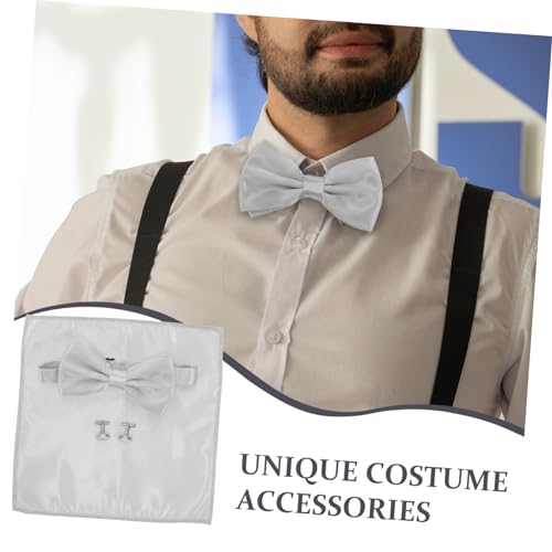 Accesorios de traje para hombre con moño y gemelos miniatura 2