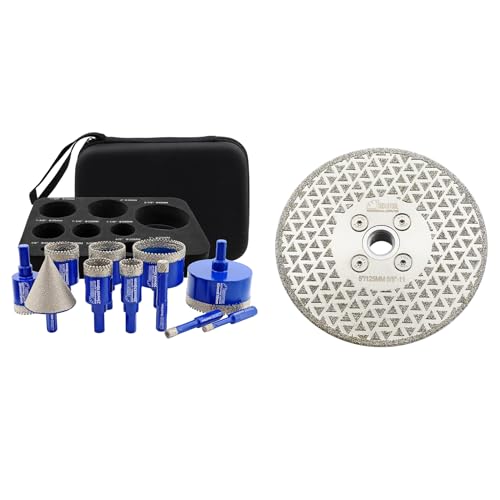 Kit de brocas de núcleo de diamante 11 piezas miniatura 1