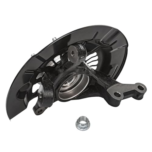 Image of Detroit Axle - 2.5L Front Left Steering Knuckle for 2012-2017 Toyota Camry, 2013 2014 2015 2016 Driver Side Steering Knuckle and Wheel Bearing Hub Assembly Replacement