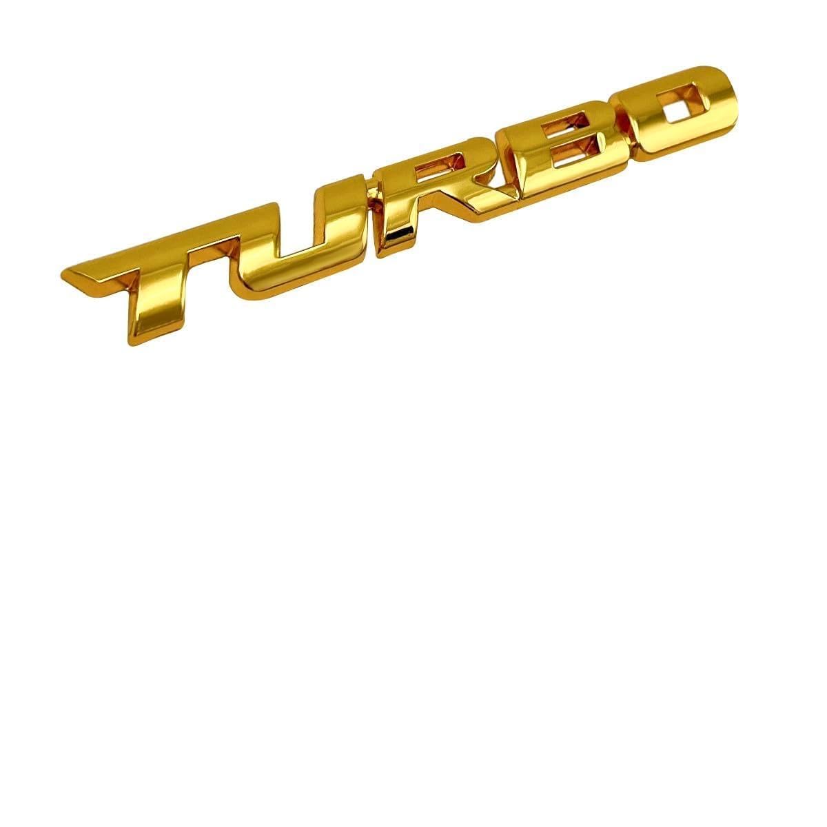 YDSTNiu 2 pack turbo emblem badge for Mercedes Benz Vito (W447) Compact (W447) 2014-2024 2025, metal car tail side body logo sticker styling replacement decal trim,Gold