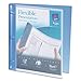 Avery Flexible View 3 Ring Binder, 1 Inch Round Rings, 1 Blue Binder (17675)