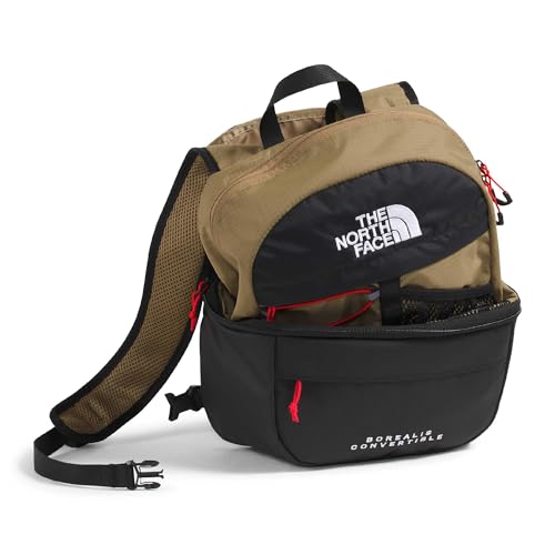 Image of The North Face Borealis Convertible Pack, Cedar /Lava Red, One Size