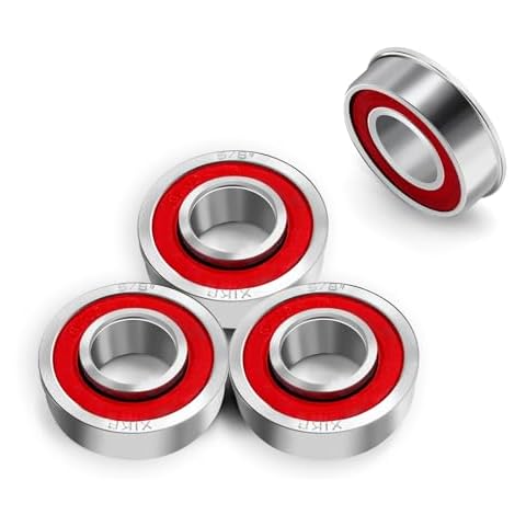 XiKe 4 Pcs Flanged Ball Bearings for Various Uses Cover