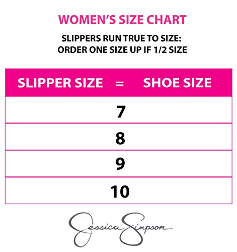 Jessica Simpson Womens Genuine Suede Plush Slip On Scuff House Slipper With Indoor/Outdoor Sole,Black,10 #TOP2