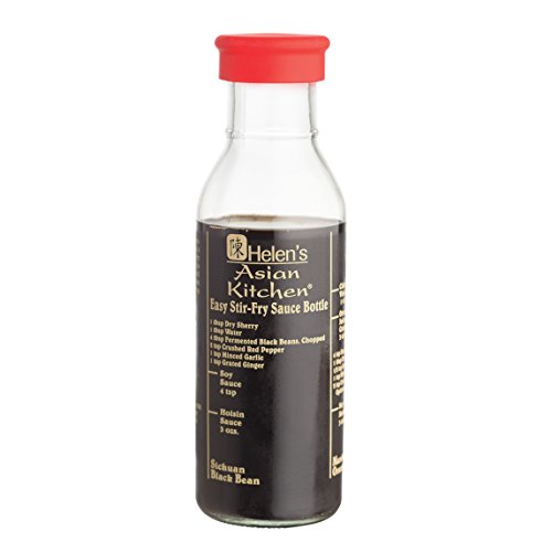 Helen's Asian Kitchen Kolder Stir-Fry Sauce Bottle, Glass, 13-Ounce, Designed By Helen Chen, Clear #TOP3