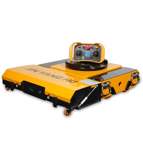 Electric Machinery Skates Dolly, 360° Mobile Mechanical Transporters, Machine Skates Dolly with 2pcs Straight Auxiliary Wheels Skates (30t - with a Pair of Auxiliary Wheels)