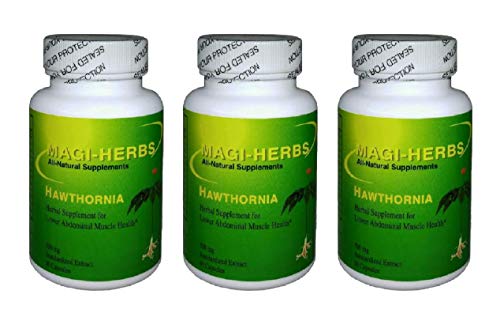 Magi-Herbs Hawthornia Early Hernia Remedy (4 Bottle) 60 Capsules Could Relieve Most Symptoms of Groin, femoral, inguinal Hernias