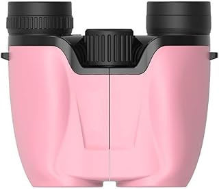 Mini prismáticos con aumento de 7x, ideales para observar las estrellas, para conciertos y actividades naturales, portátiles y fáciles de usar (rosa)