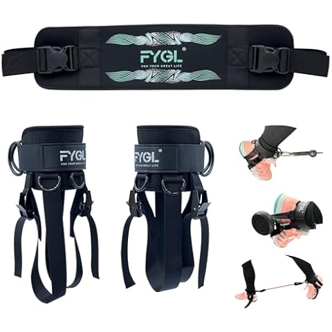 FYGL Hip Thrust Belt & Ankle Straps Bundle for Glutes Workout Cover