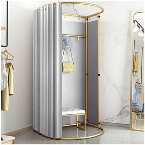 Tienda portátil de privacidad para vestidor, vestuario móvil para tiendas de ropa, armario personal, camerino (85 x 82 x 200 cm)