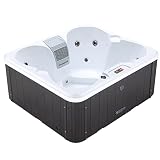 CANADIAN SPA CO. Gander UV 4-Personen Whirlpool mit Stufe und Wasserpflegeset, Whirlpool