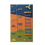 ★ Material duradero: compuesto por material de primera calidad, el conjunto de roca de escalada es adecuado para uso en interiores y exteriores