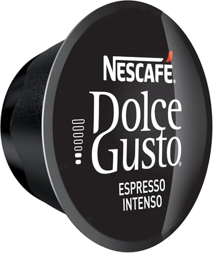 Image of Nescafe Dolce Gusto Espresso Intenso Coffee Capsules, Intensity 7, Full-Bodied & Spicy, 16 Capsules, Make Your Everyday Special, (Product Of UK) From DECADENT