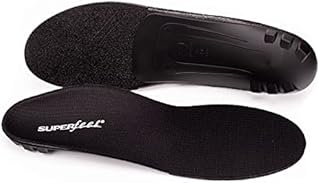 Superfeet unisex adult Insoles, Premium Flexible Thin Insoles for Orthotic Support Tight Shoes, Dress and Athletic Footw Insole, Black, 5.5-7 Men 6.5-8 Women US
