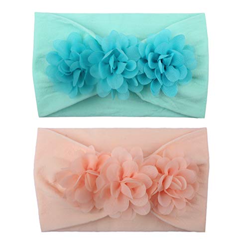 Wzt Stretchy Knot Nylon Baby Headbands For Newborn Baby Girls Infant Toddlers Kids Bows Child Hair Accessories #TOP5