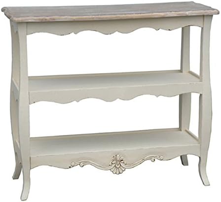 Devon Cream Painted Two Shelf Console Table in a Shabby Chic Attractive French Style