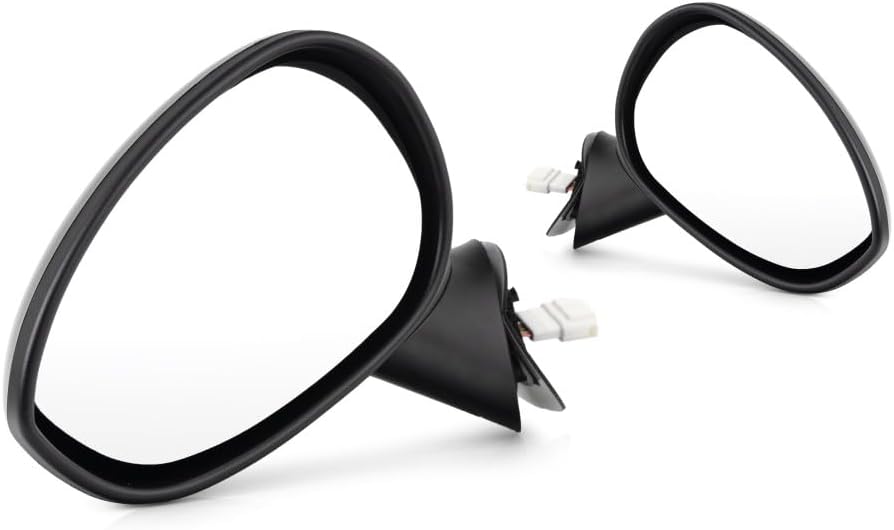 For Fiat 500 2012-2019 Door Mirror Driver and Passenger Side | Pair | Power | Heated | Paint to Match | Replacement For FI1320100, FI1321100 | 68103791AA, 68103790AA