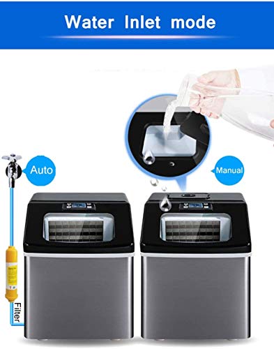 Máquina portátil para hacer hielo 25kg/24h con pantalla LCD miniatura 3