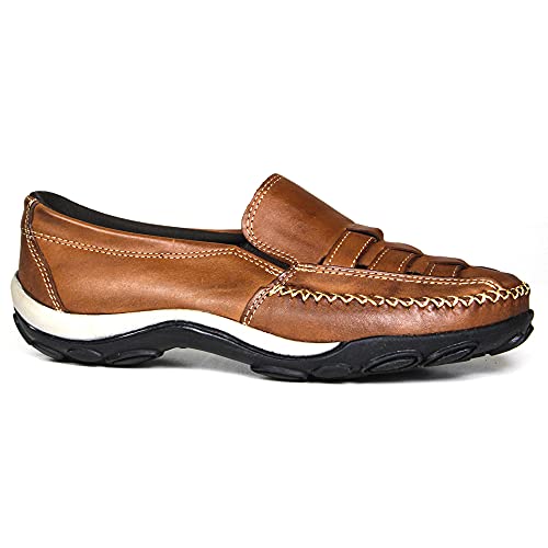 Sapatilha Mocassim Masculina Trissê Em Couro (42)
