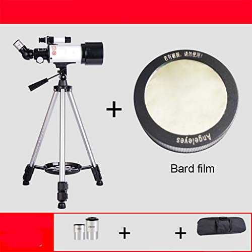 Telescopio astronómico refractor 70mm para niños principiantes miniatura 2