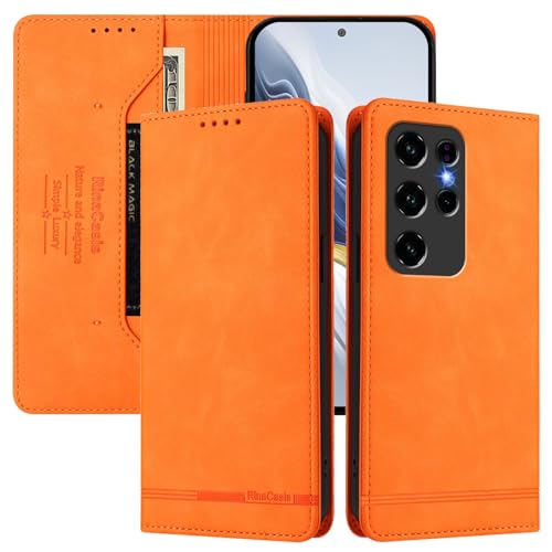 �Ή��@�� for Oukitel C2 2025 �t���b�v�X�^���h�t���}�O�l�b�g���J�X���b�g�E�H���b�g�P�[�X Orange