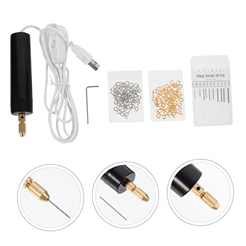 Mini taladro eléctrico portátil USB para joyería miniatura 5