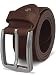 Produktbild Cartvelli Herren Ledergürtel Braun 95cm Made in Germany - 40mm Echt-Leder Gürtel Schnalle Silber Herrengürtel Vollleder Jeansgürtel BS19b-95