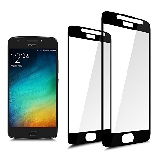 [2-Pack] Full Coverage Tempered Glass Screen Protector for Samsung Galaxy J7 Prime / J7 2017 / J7 Sky Pro(Not Fit for Galaxy j7 / J7 2016 Model) with Lifetime Replacement Warranty (Sliver)