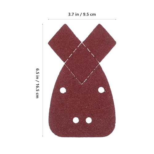 Papel lijador de detalles Mikikit autoadhesivo triangular 4 orificios 3