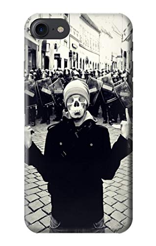 Coque iPhone 7 Skull Man Protester pour éviter les rayures