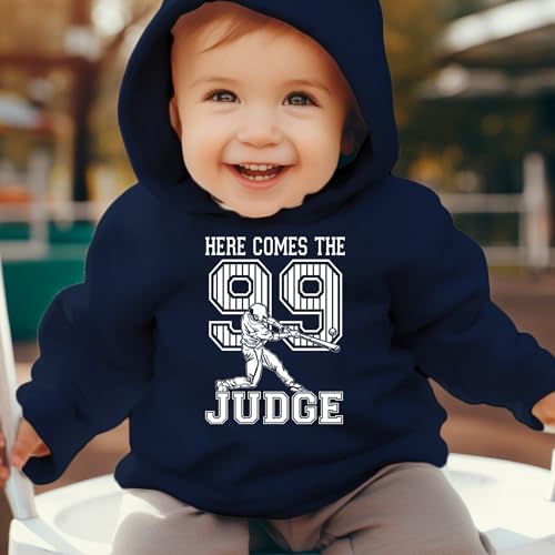 Here Comes The Judge 99 NY Baseball Toddler-Sized Hoodie, Soft Fleece, Adorable2