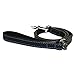 Price comparison product image Rosewood Luxury Leather Dog Lead, 40 x 3/4-inch, Black
