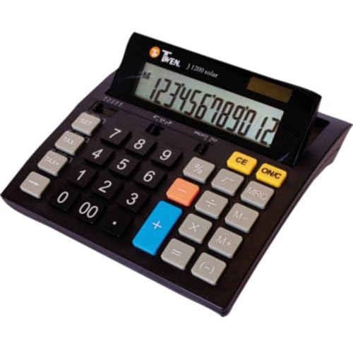 Calculatrice Triumph Adler J-1200 Solar avec écran large haute lisibilité