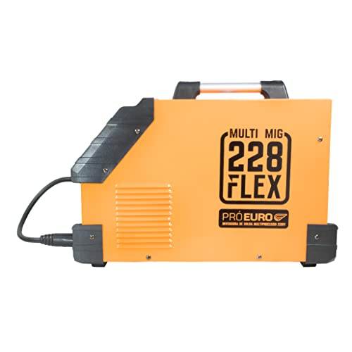 Maquina de solda multiprocesso 228a 220v flex + arame 5kg 0,8mm