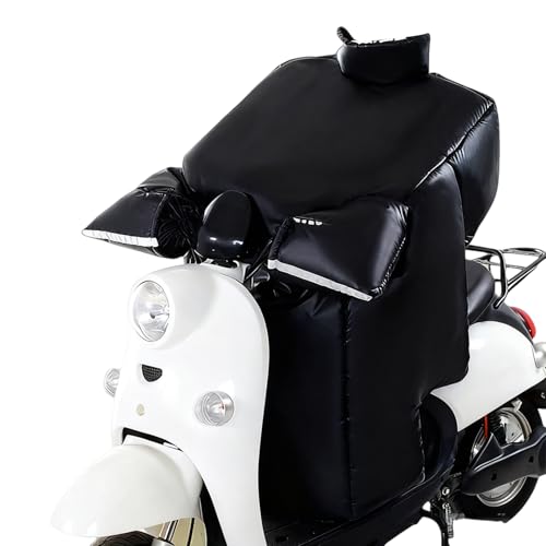 Housse de protection scooter avec tablier thermique doublure polaire et gants hiver