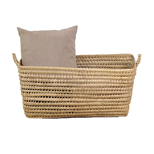 Bohome Living - Panier de Rangement en Osier pour Jouets, Panier à Linge propre ou sale, Fait Main