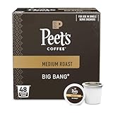 Peet's Coffee, Medium Roast Single Serve Coffee Pods - Big Bang 48 Count (1 Box of 48 Pods)